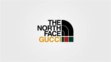 gucci north face logo.